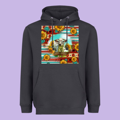 Charolais Calf Gemstone Heavyweight Hoodie Designed By Lillyallendesigns
