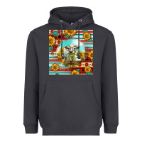 Smoke Charolais Calf Gemstone Heavyweight Hoodie - LillyAllenDesigns
