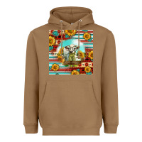 Toasted Coconut Charolais Calf Gemstone Heavyweight Hoodie - LillyAllenDesigns