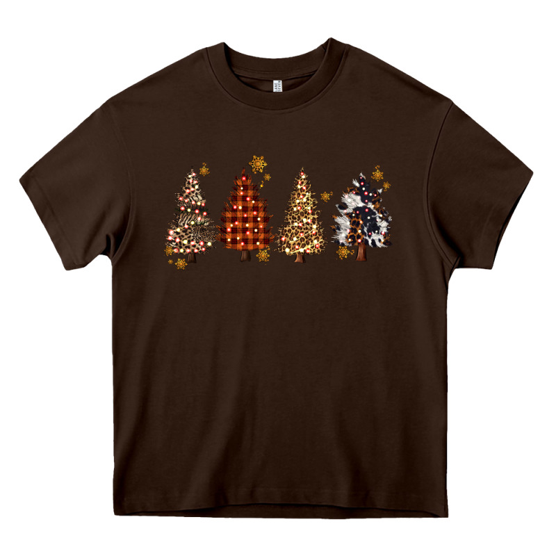Howdy Christmas Trees Heavy Core Tee by MaliasSmallBusiness | Teevron