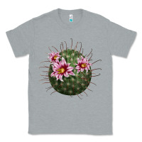 Heather Grey arizona fishhook cactus Classic Tee - LillyAllenDesigns