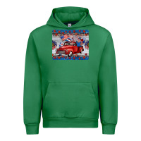 Emerald american truck 4th of july mousepad Urban Hoodie - BarkalooDesign