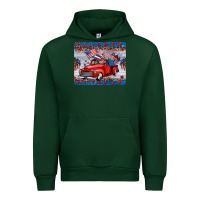 Forest Green american truck 4th of july mousepad Urban Hoodie - BarkalooDesign
