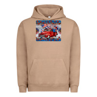 Pigment Burro american truck 4th of july mousepad Urban Hoodie - BarkalooDesign