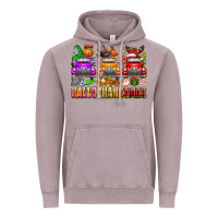 Vintage Zinc Hallothanksmas trucks Vintage Hoodie - texasbilliewilder