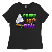 Black creep it real Ladies Tee - BundleAndBundleShop