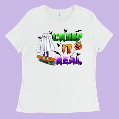 Creep It Real Ladies Tee Designed By Bundleandbundleshop