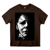 Chocolate Brown michael, myers, halloween Heavy Core Tee - tuanDangUi