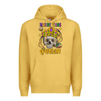Antique Gold skull mardi gras queen Premium Hoodie - FaDigitalArtStudio