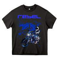 Asphalt cmx 1100 rebel custom Heavy Core Tee - tuanDangUi