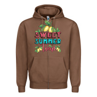 Chestnut sweet summer time lemonade Zipper Hoodie - BundleAndBundleShop