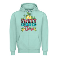 Seafoam sweet summer time lemonade Zipper Hoodie - BundleAndBundleShop