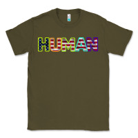 Army Green HUMAN Classic Tee - Bettercallsaul