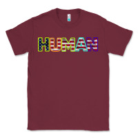 Burgundy HUMAN Classic Tee - Bettercallsaul