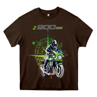 Chocolate Brown kawa cafe racer z 9 rs 900 Heavy Core Tee - tuanDangUi