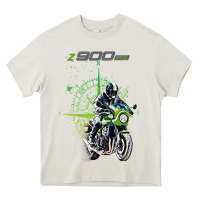 Cream kawa cafe racer z 9 rs 900 Heavy Core Tee - tuanDangUi
