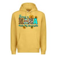Antique Gold being nana makes my life complete Premium Hoodie - RanaPortraitStore
