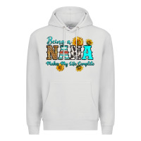 Dove Grey being nana makes my life complete Premium Hoodie - RanaPortraitStore