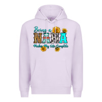 Lilac being nana makes my life complete Premium Hoodie - RanaPortraitStore