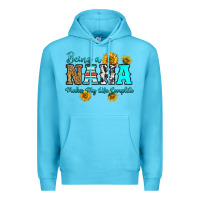 Ocean Blue being nana makes my life complete Premium Hoodie - RanaPortraitStore