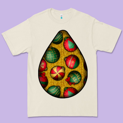 Christmas  Teardrop Premium Tee Designed By Bundleandbundleshop
