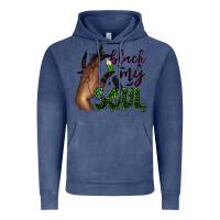 Vintage Denim Black my soul Vintage Hoodie - NancyCooperArtShop