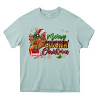 Arona Merry Cluckin' Christmas Heavy Core Tee - MaliasSmallBusiness