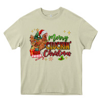 Mossy Merry Cluckin' Christmas Heavy Core Tee - MaliasSmallBusiness