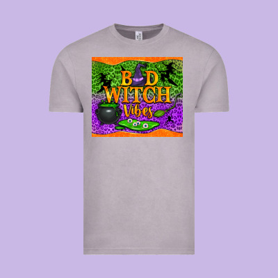Bad Witch Vibes Vintage Tee Designed By Nancycooperartshop