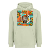 Matcha Hereford Bull Heavyweight Hoodie - LillyAllenDesigns
