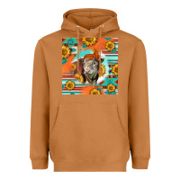 Meerkat Hereford Bull Heavyweight Hoodie - LillyAllenDesigns