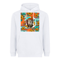 White Hereford Bull Heavyweight Hoodie - LillyAllenDesigns