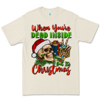 Bone when you’re dead inside but it's christmas Premium Tee - BundleAndBundleShop