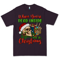Plum when you’re dead inside but it's christmas Premium Tee - BundleAndBundleShop