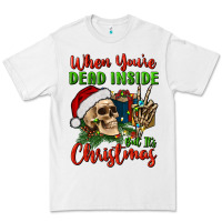 White when you’re dead inside but it's christmas Premium Tee - BundleAndBundleShop