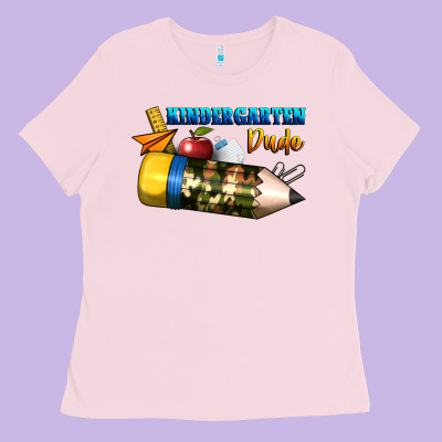 Kindergarten Dude Ladies Tee Designed By Bundleandbundleshop
