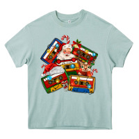 Arona christmas cassette tapes Heavy Core Tee - MaliasSmallBusiness