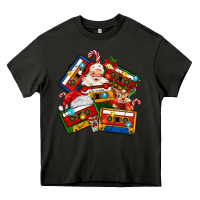 Asphalt christmas cassette tapes Heavy Core Tee - MaliasSmallBusiness