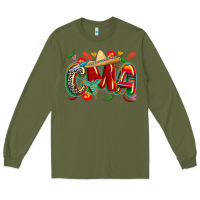 Army Green cinco de mayo cma Long Sleeve Tee - CowGirlArtShop