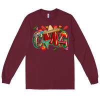 Burgundy cinco de mayo cma Long Sleeve Tee - CowGirlArtShop