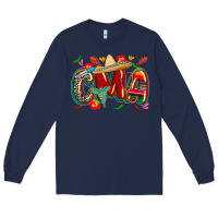 Navy cinco de mayo cma Long Sleeve Tee - CowGirlArtShop