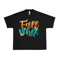 Black Fall Vibes with Food Urban Heavy Tee - texasbilliewilder
