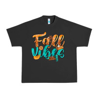 Pigment Black Fall Vibes with Food Urban Heavy Tee - texasbilliewilder