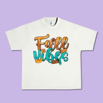 Fall Vibes With Food Urban Heavy Tee Designed By Texasbilliewilder