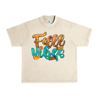 Sandshell Fall Vibes with Food Urban Heavy Tee - texasbilliewilder