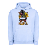 Pigment Grape Ice mess bun mama sunflowers Urban Hoodie - BarkalooDesign