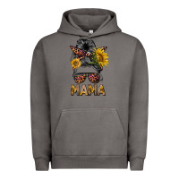 Pigment Tornado mess bun mama sunflowers Urban Hoodie - BarkalooDesign