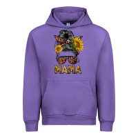 Tulip mess bun mama sunflowers Urban Hoodie - BarkalooDesign