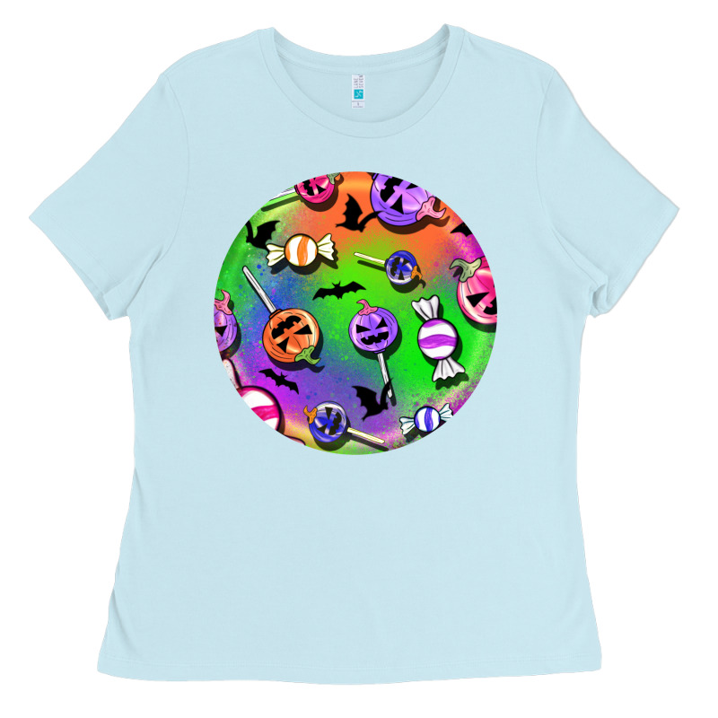 Halloween Round Earrings 4 Ladies Tee by BundleAndBundleShop | Teevron