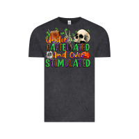Vintage Black Under Caffeinated and Over Stimulated Vintage Tee - texasbilliewilder